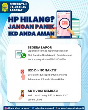 HP HILANG?IKD AMAN